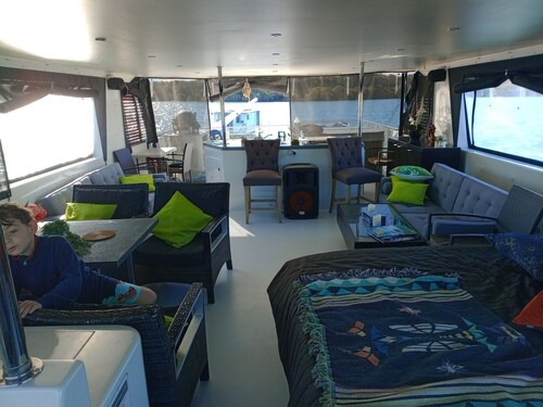 luxury floating penthouse Russell island 