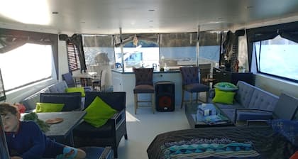 luxury floating penthouse Russell island