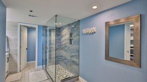 Shower, towels