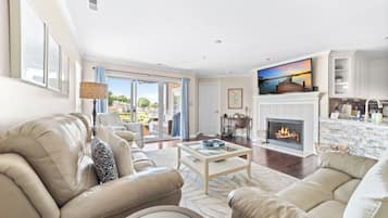 TV connectée, cheminée