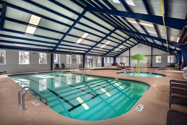 Indoor pool, a heated pool