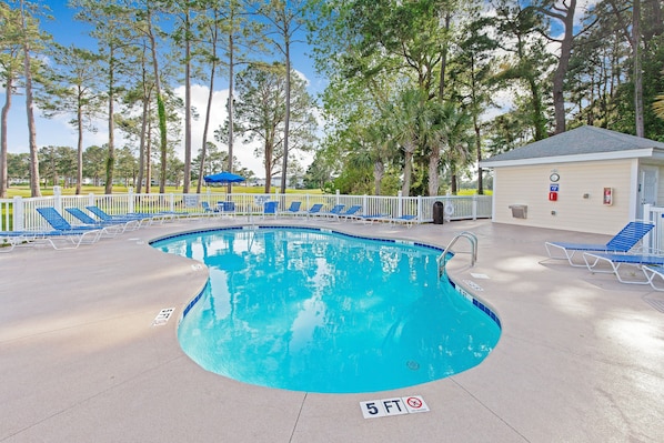 Indoor pool, a heated pool