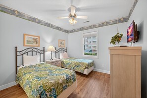 2 bedrooms, iron/ironing board, free WiFi, bed sheets - Golf Villa Getaway | Blocks from Beach & Pool View | Magnolia Place 4677-103 (Myrtle Beach)
