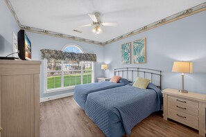 2 bedrooms, iron/ironing board, free WiFi, bed sheets - Golf Villa Getaway | Blocks from Beach & Pool View | Magnolia Place 4677-103 (Myrtle Beach)