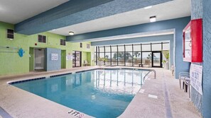 Indoor pool, a heated pool - Ocean View Delight | Steps from Sand | Relax Here | MP 1008 (Myrtle Beach)