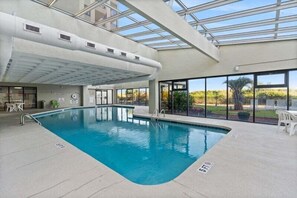 Indoor pool, a heated pool