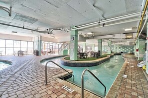 Indoor pool, a heated pool