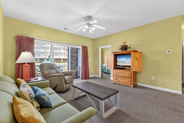 TV - Beach, Golf Life Starts at Check-In! | Cypress Bend 211 (North Myrtle Beach)