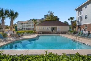 Indoor pool, a heated pool - Explore North Myrtle Beach, Book Your Tee Time Stay | Cypress Bend 524 (North Myrtle Beach)