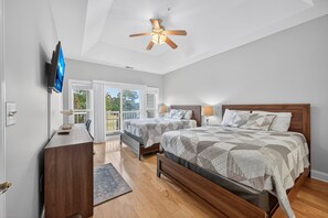 2 bedrooms, iron/ironing board, free WiFi, bed sheets