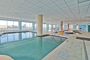Indoor pool, a heated pool