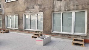 Enceinte de l’hébergement