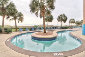 A heated pool - Cozy Beach Condo | pools, close to dining & shops! | V 1107 (North Myrtle Beach)