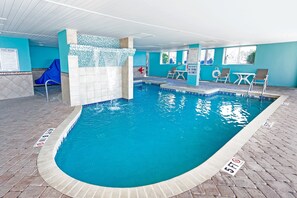 Indoor pool, a heated pool - Atlantica 652, Beachfront Bliss | Ocean Views | Condo Rental (Myrtle Beach)