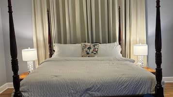 6 bedrooms, iron/ironing board, free WiFi, bed sheets