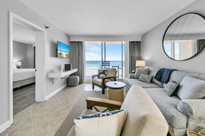 Smart TV, stereo - Destin on the Gulf 707 ~ 2 bed/ 2 bath Beach Front Condo (Destin)