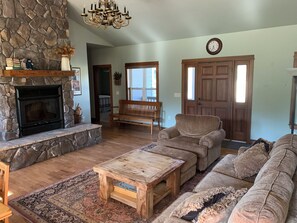 スマートテレビ、暖炉、DVD プレーヤー