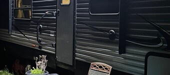 2019 East to West Della Terra 25 Foot Travel Trailer on a rural property