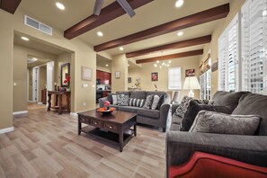 Smart-tv en een open haard