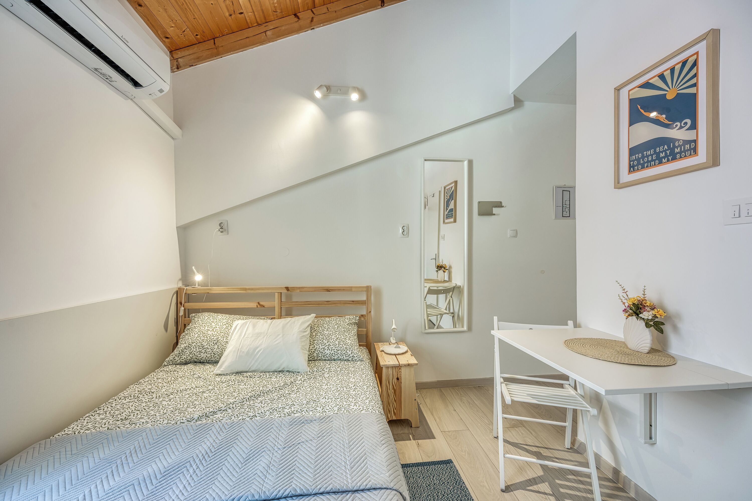 1 makuuhuone, silitysrauta/-lauta, ilmainen Wi-Fi, vuodevaatteet