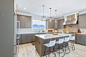 Fridge, microwave, oven, stovetop - Coastal Dream! Ocean Views / Pool / Seconds From The Beach / 2601S (New Smyrna Beach)