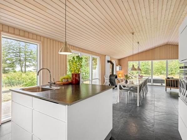 Fridge, microwave, dishwasher, cookware/dishes/utensils - "Trena" - 1.2km to the fjord by Interhome (Oksbøl)