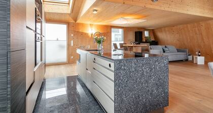 Luxury penthouse near centre, sauna and ski bus