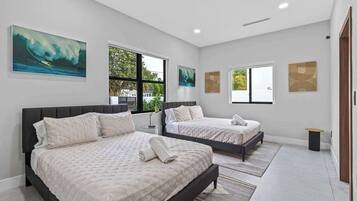 5 bedrooms, iron/ironing board, travel crib, WiFi