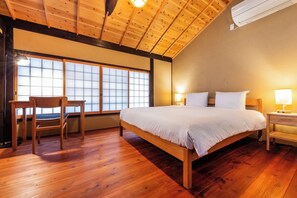2 chambres, bureau, Wi-Fi gratuit, draps fournis