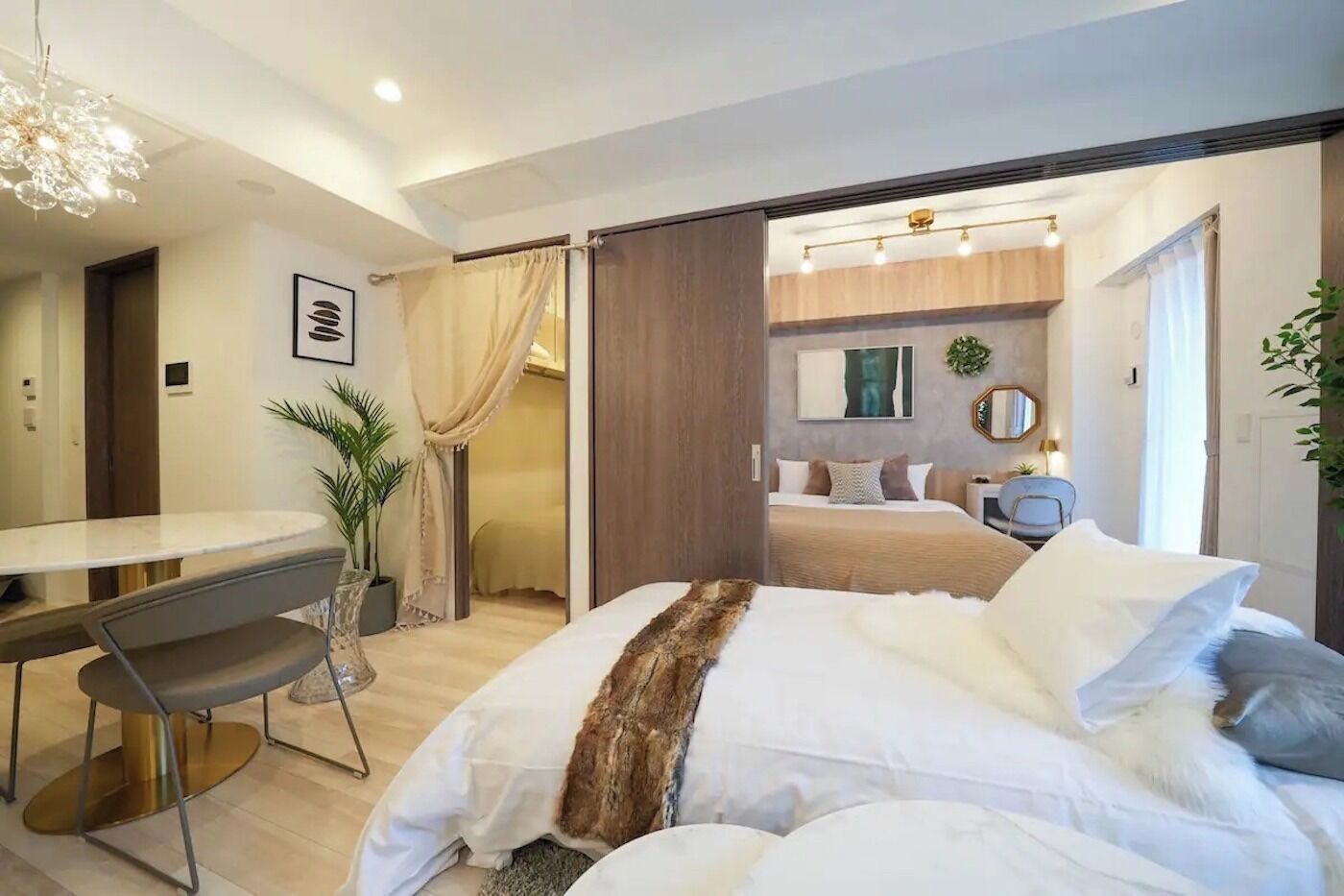 2 bedrooms, desk, iron/ironing board, free WiFi