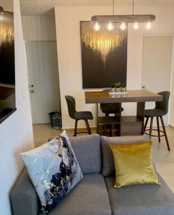 Living area - Marena Cancún Condominium (Cancún)