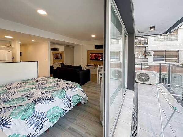 1 bedroom, iron/ironing board, Internet, wheelchair access - Palermo Apartment Grill Balcony Gym (Buenos Aires)