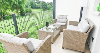 Entspannen und Verweilen - Ferienwohnung im Steigerwald mit Panoramablick