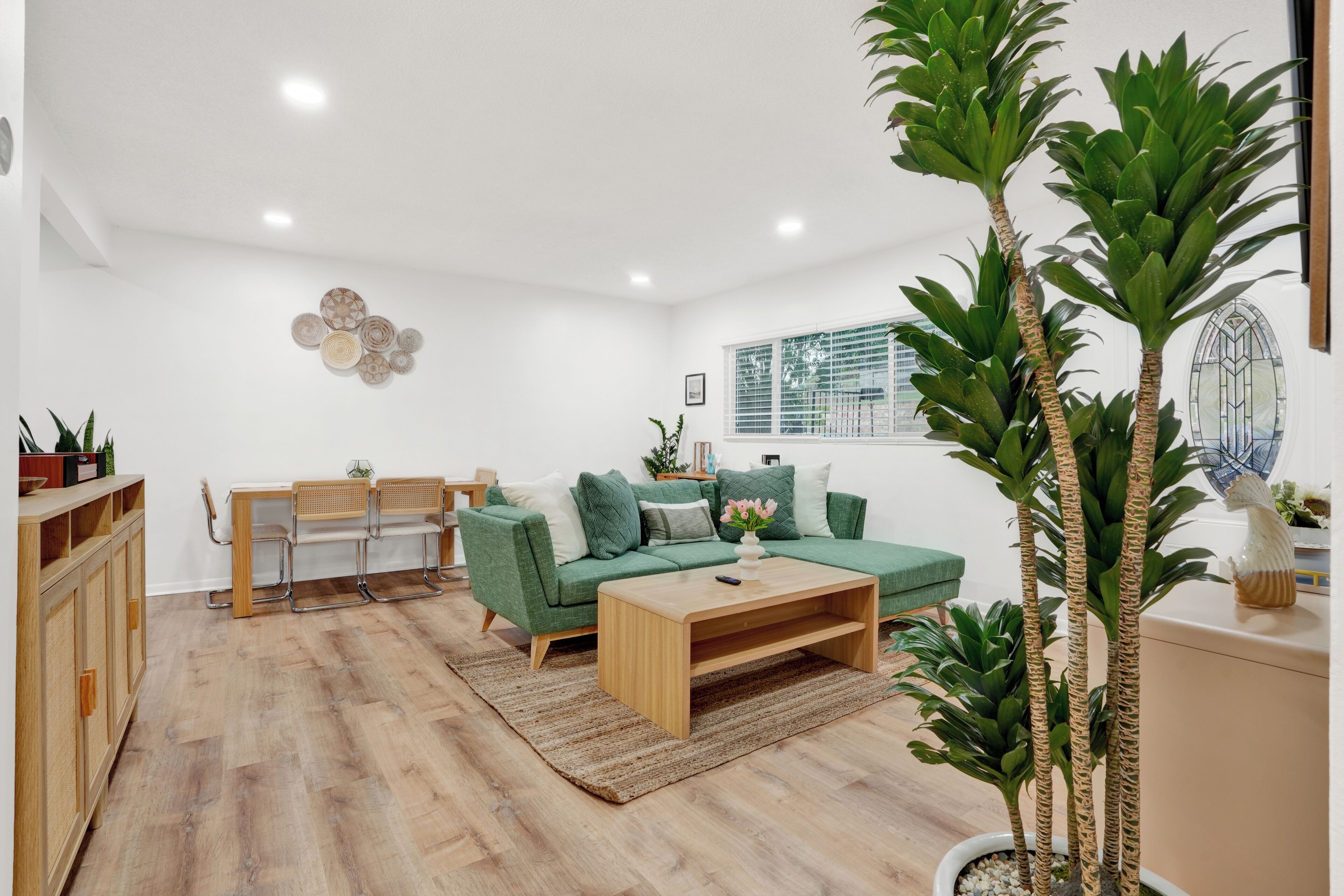 Smart-TV og musikkbibliotek