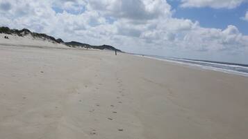 Vlak bij het strand