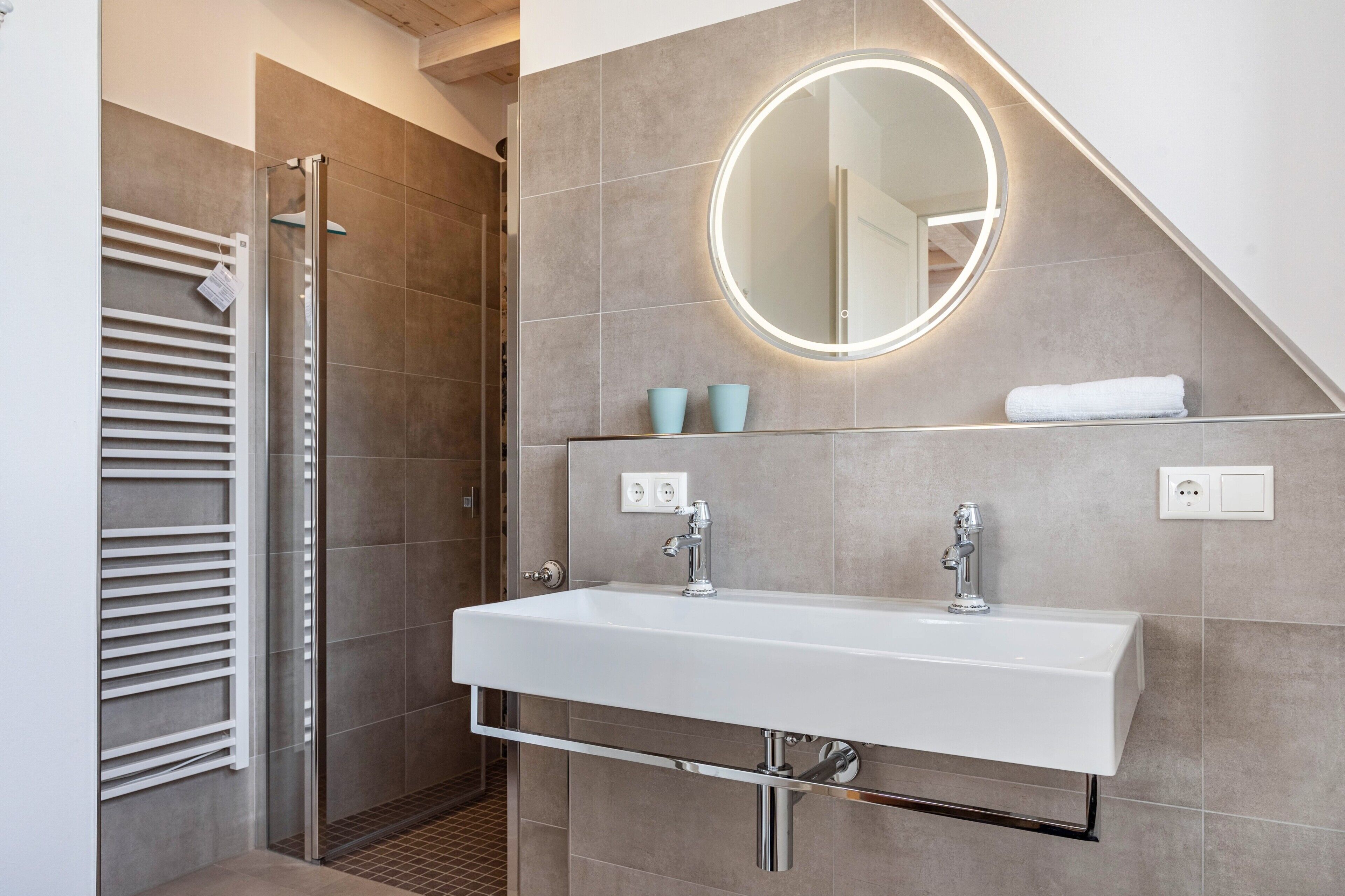 Dusche, Handtücher
