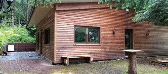 Holiday Home 'Waldhaus Hempe' with Private Terrace, Garden, and Wi-Fi