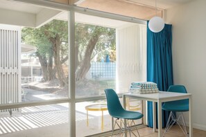 Interior - Patio, Pool, Firepit | Queen Studio at Monkey Tree (Palm Springs)