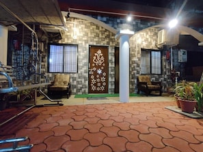 Voorkant van accommodatie