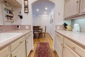 Fridge, microwave, oven, stovetop - Vail Village Condo - Short Walk to Village Center (Vail)