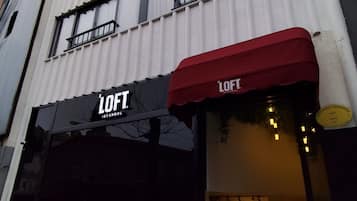 Voorkant van accommodatie