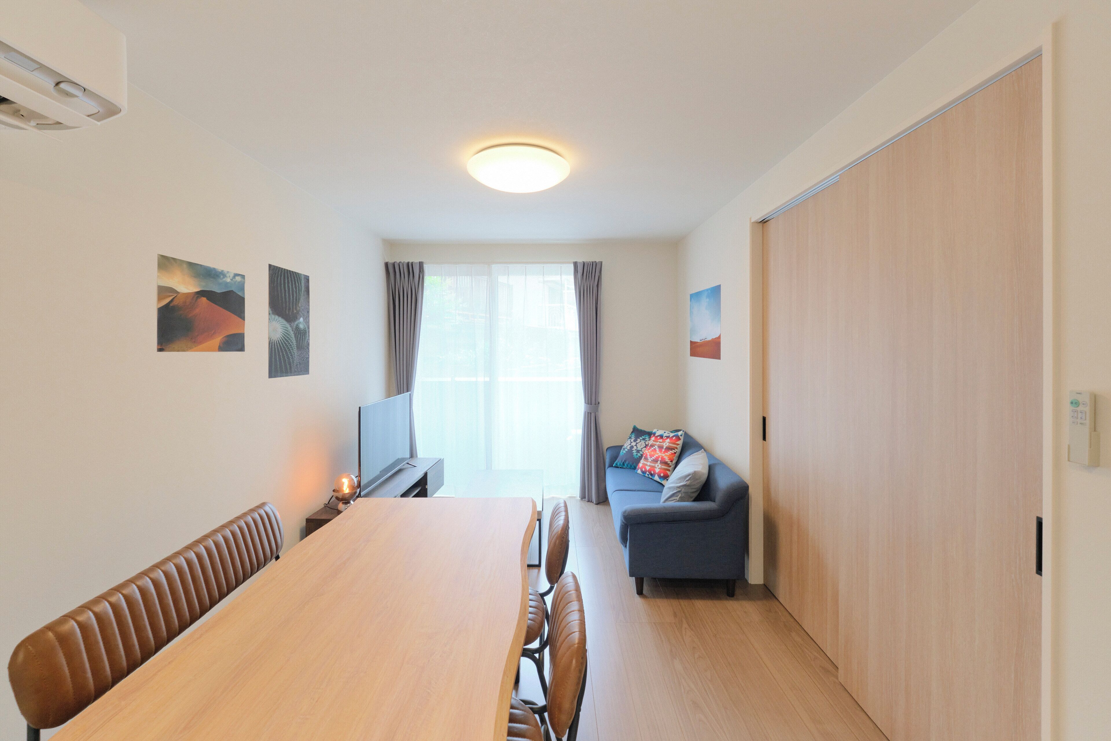 B, 2-person Accomodation, Non Smoking | Living area | Flat-screen TV