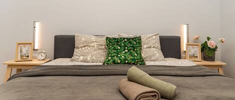 1 habitación y ropa de cama