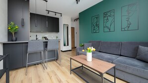 Apartment, 1 Bedroom, Terrace | Living room - Bemowo Apartment With Garden by Renters (Warsaw)