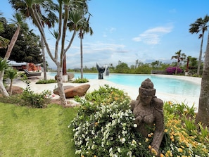 Deluxe Cottage, Patio, Pool View (Sea Facing) | View from room