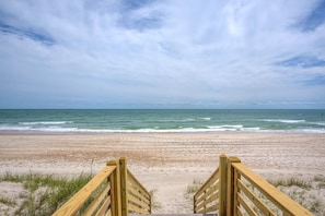 On the beach