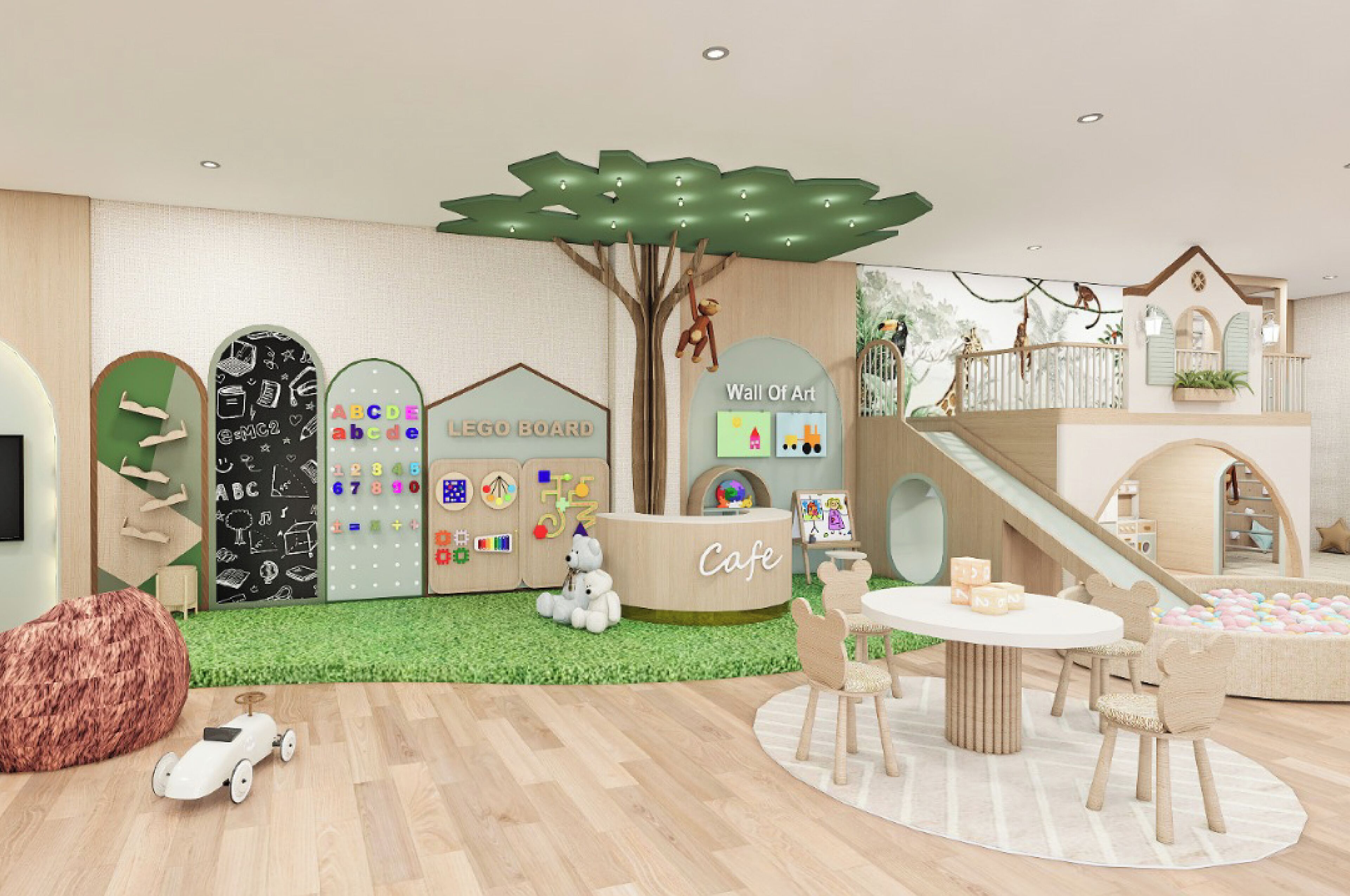 Tempat bermain anak – indoor