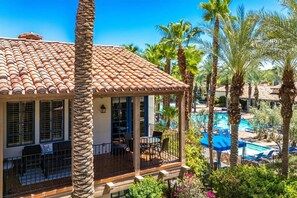 Terrace/patio - Picturesque 1BR in Legacy Villas near Main Pool #A (La Quinta)