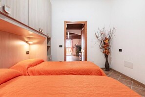 Apartment, Sea View | 2 bedrooms, blackout drapes, iron/ironing board, free WiFi