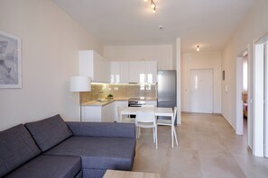 Superior Apartment, Balcony, City View | Living area - Pietra Sole (Ierapetra)